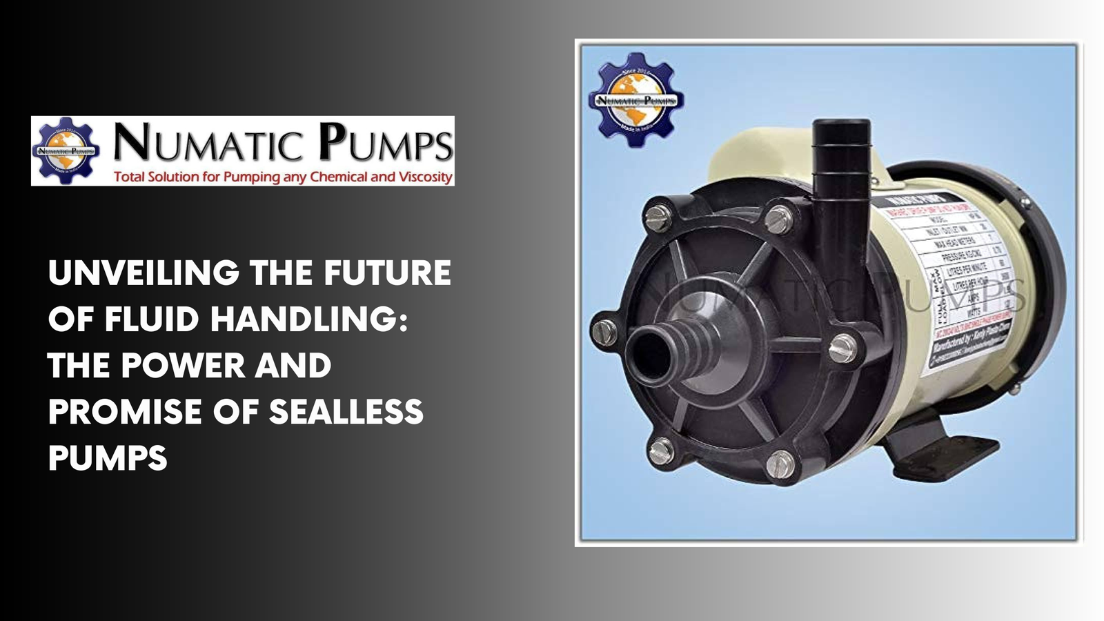 Unveiling the Future of Fluid Handling: The Power and Promise of Sealless Pumps